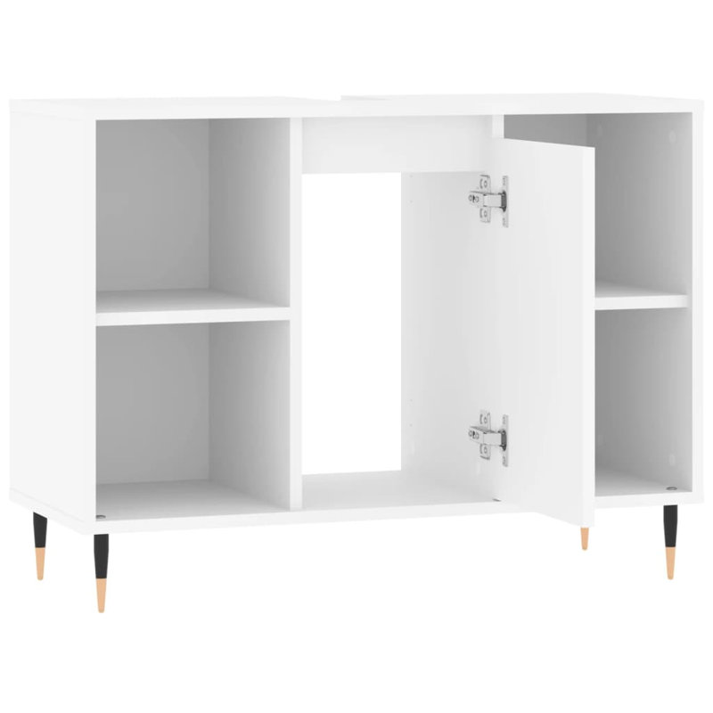 Malumbo Floor Mounted Bathroom Cabinet, White