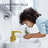 Waterfall Widespread Bathroom Faucet 3 Hole, 2-handle Bathroom Sink Faucet with Drain Assembly-98269524