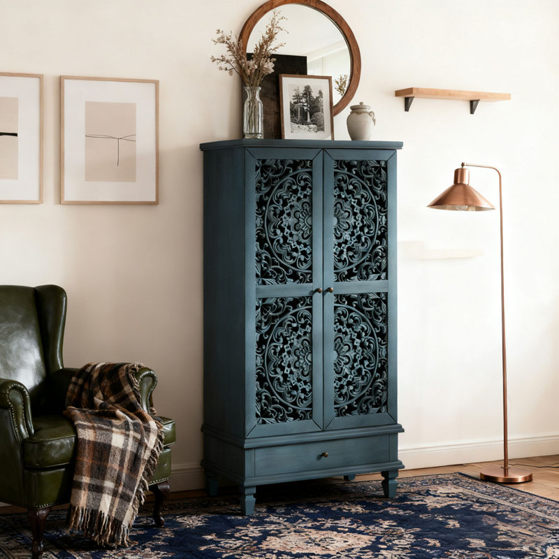 55'' Tall Storage Cabinet with Drawer