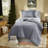 Soft 5 Piece Bedding Sets, Polyester Twin Xl, Modern Striped Dorm Home