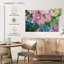 Abstrait pivoines, reproduction sur toile-1497351625