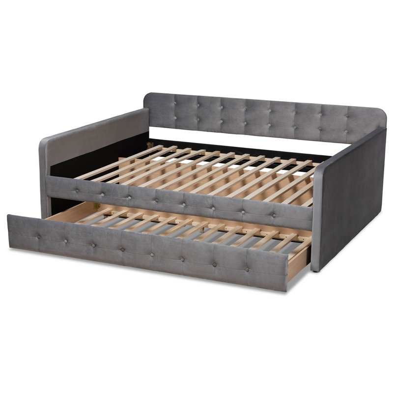 Azucena Upholstered Daybed with Trundle