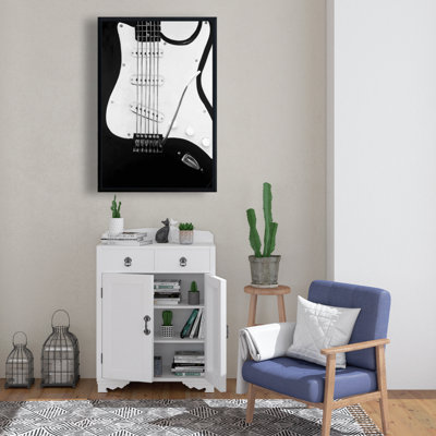 " Black Electric Guitar "