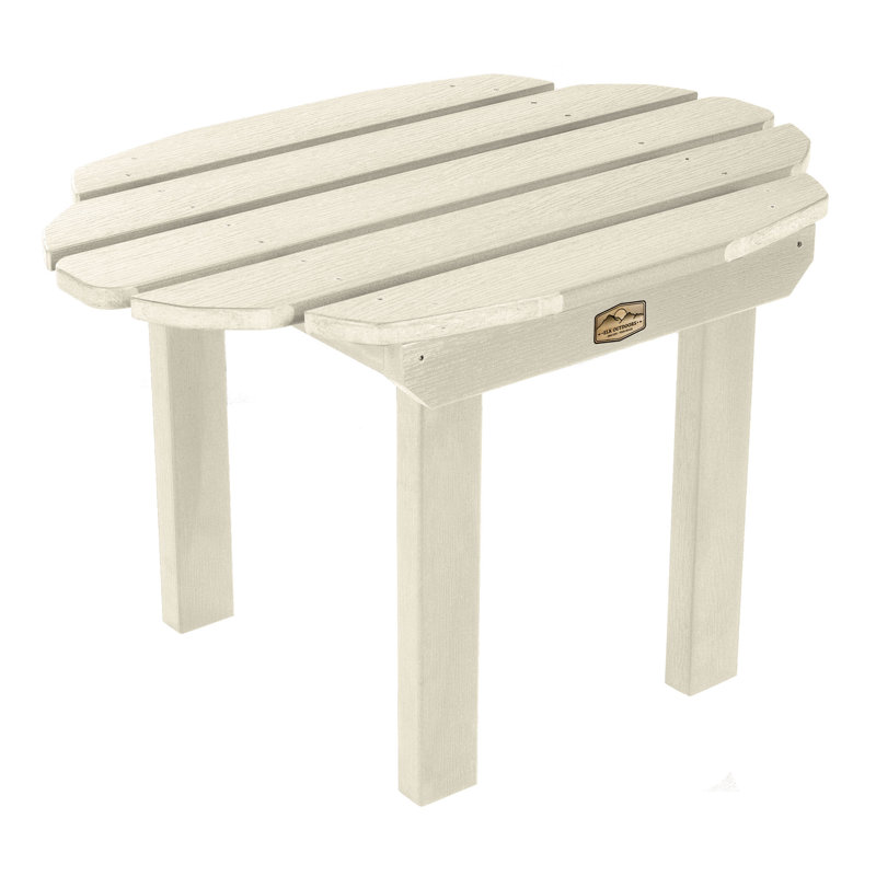 Wyona Outdoor Side Table , 27'' in. W 19'' in. D, Whitewash