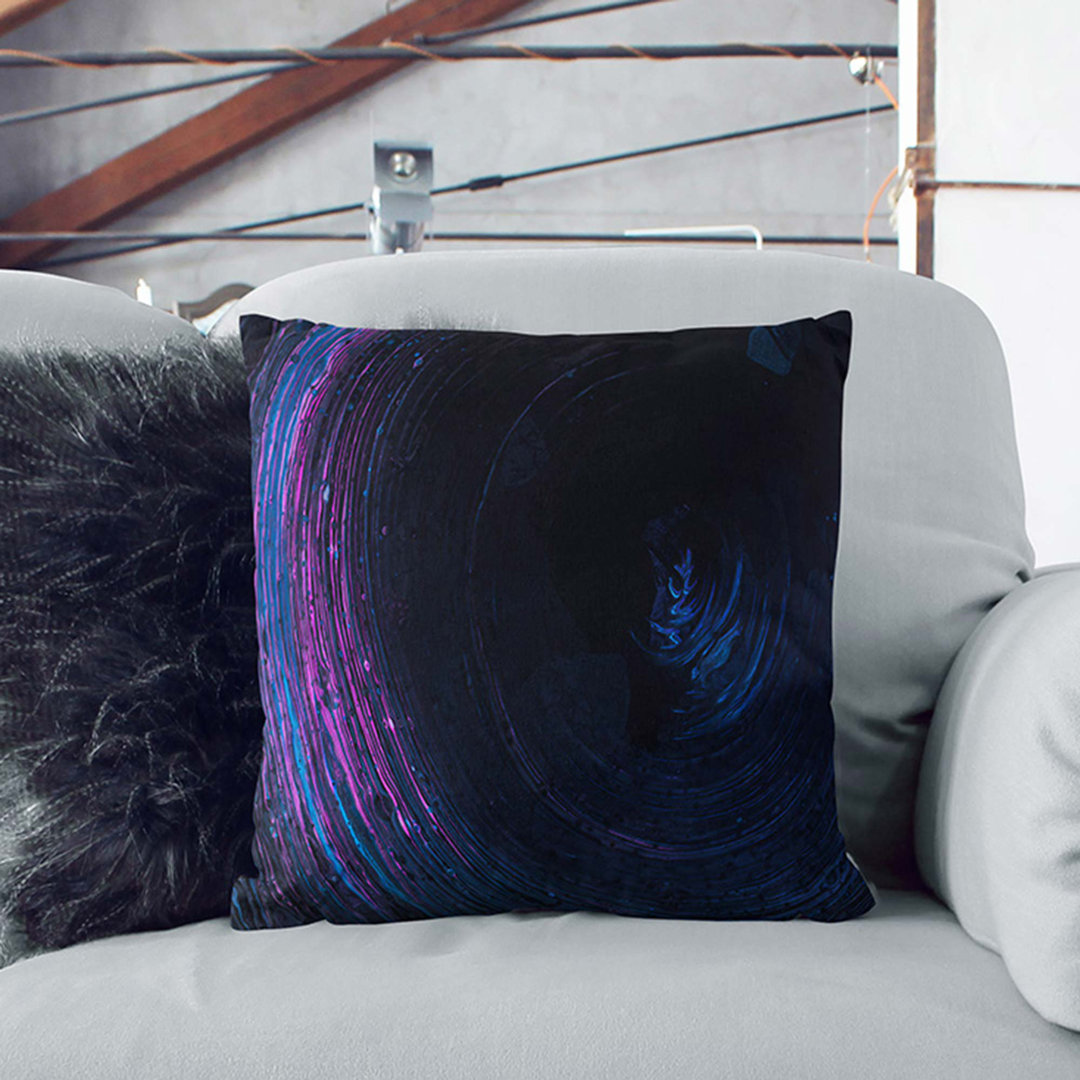 Heading Forward in Abstract Cushion with Filling