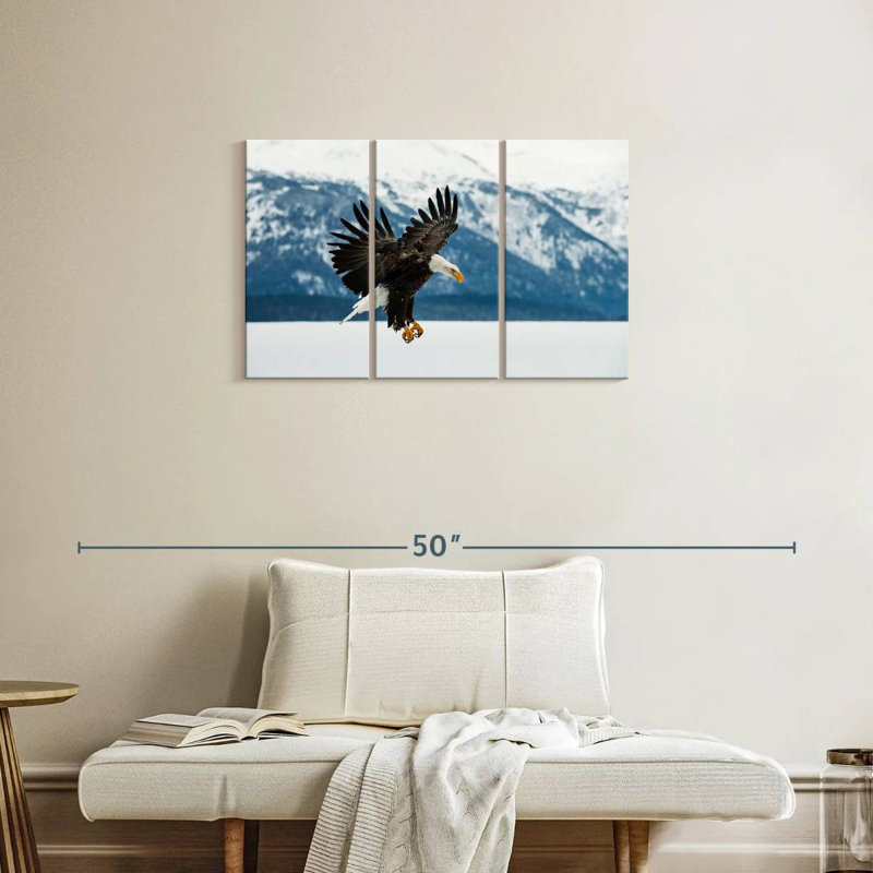 Brampt Alaskan Eagle, 20" H x 33" W