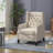 Fabric Armchair Push Back Recliner-34367411