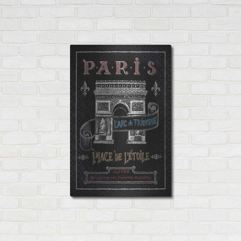 «Travel to Paris II» par Daphne Brissonet, art mural en métal, H 36 po x l 24 po