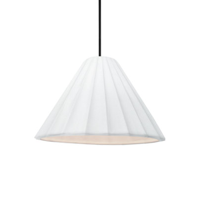 Koeller Fluted 1-Light Pendant - Rigid Stem