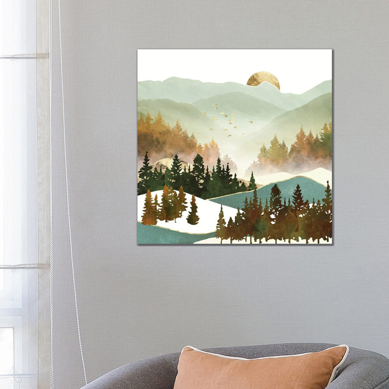 Fall Morning - Print on Canvas, Wrapped Canvas, 66.04 cm H x 66.04 cm W x 1.91 cm D
