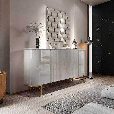 Armoire de rangement d'entrée de style italien de 62,99 po