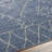 Geometric Machine Woven Area Rug in Blue-70927762