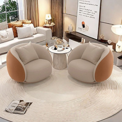 Ensemble de 2 fauteuils de salon Simple Beauty