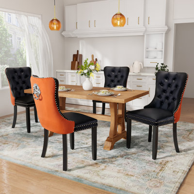 Modern Velvet Dining Chairs Dining Room Chairs Set of 4