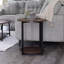 Table d'appoint ronde à 2 niveaux-62836033