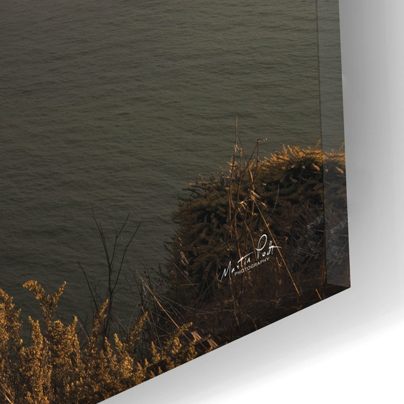  «Evening Fog At The Golden Gate Bridge» par Martin Podt, art mural en verre acrylique, 16 po x 12 po