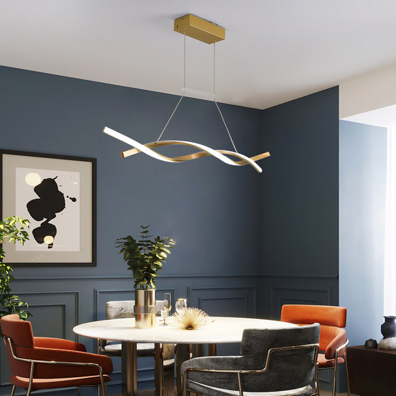 Chamaya 2 - Light Unique/Statement LED Chandelier, Gold