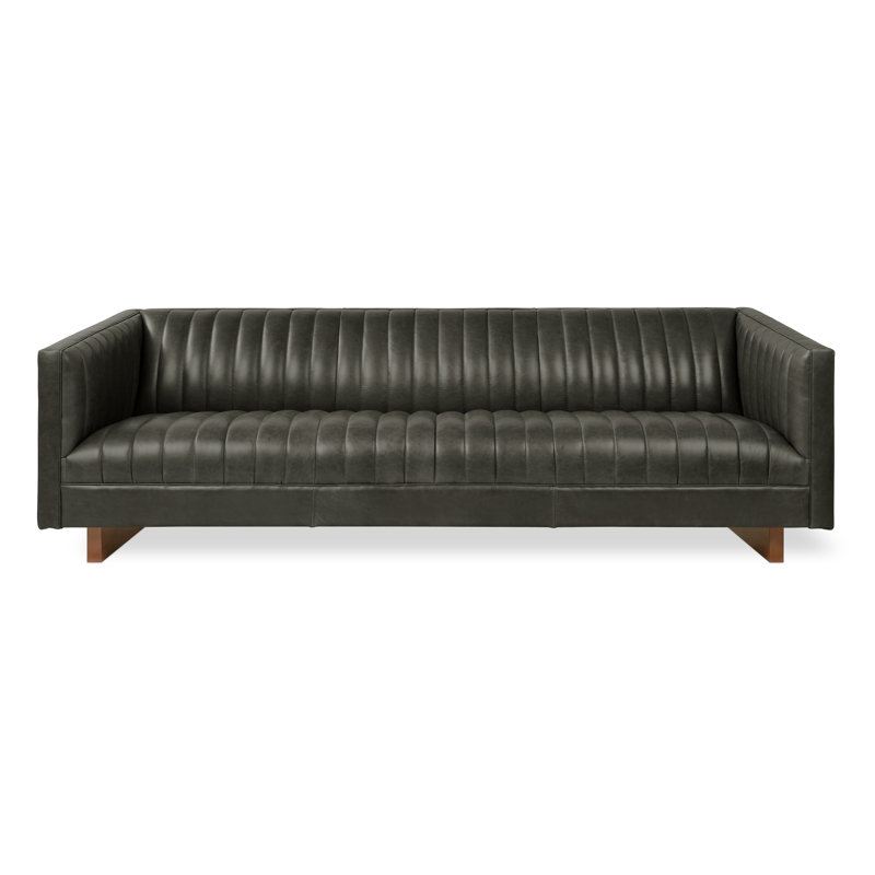 Wallace Sofa, Tucson Char Leather