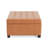 Brown Storage With Sophisticated Button Tufting Pattern