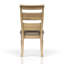 Chaise d'appoint à dossier échelle - Finition caramel (ensemble de 2)-1866488342