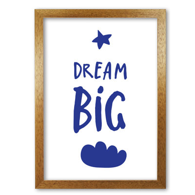 Dream Big 1 Piece Wall Art