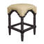 Abacus Upholstered Stool with Solid Wood Frame-48367379