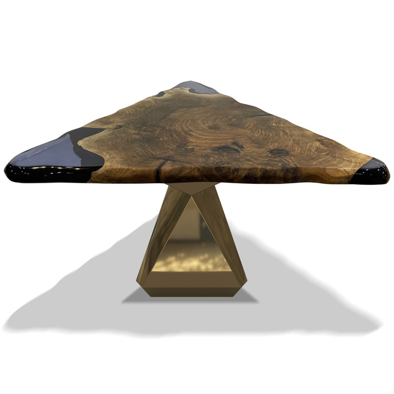 Omphale Walnut Wood Dining Table