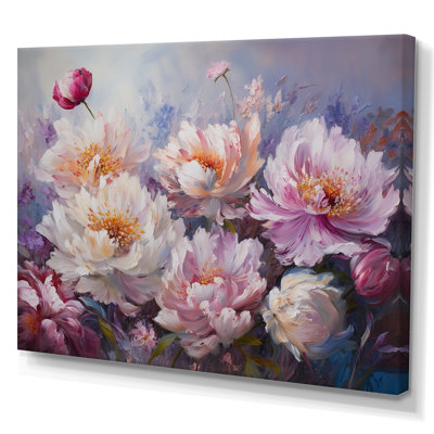«Pink Peony», impression sur toile