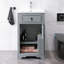 Petit meuble-lavabo autoportant moderne 20 "avec lavabo en céramique-82951689-82951691