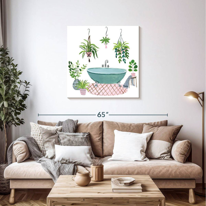 Kerrick Bathroom II, 36" H x 36" W