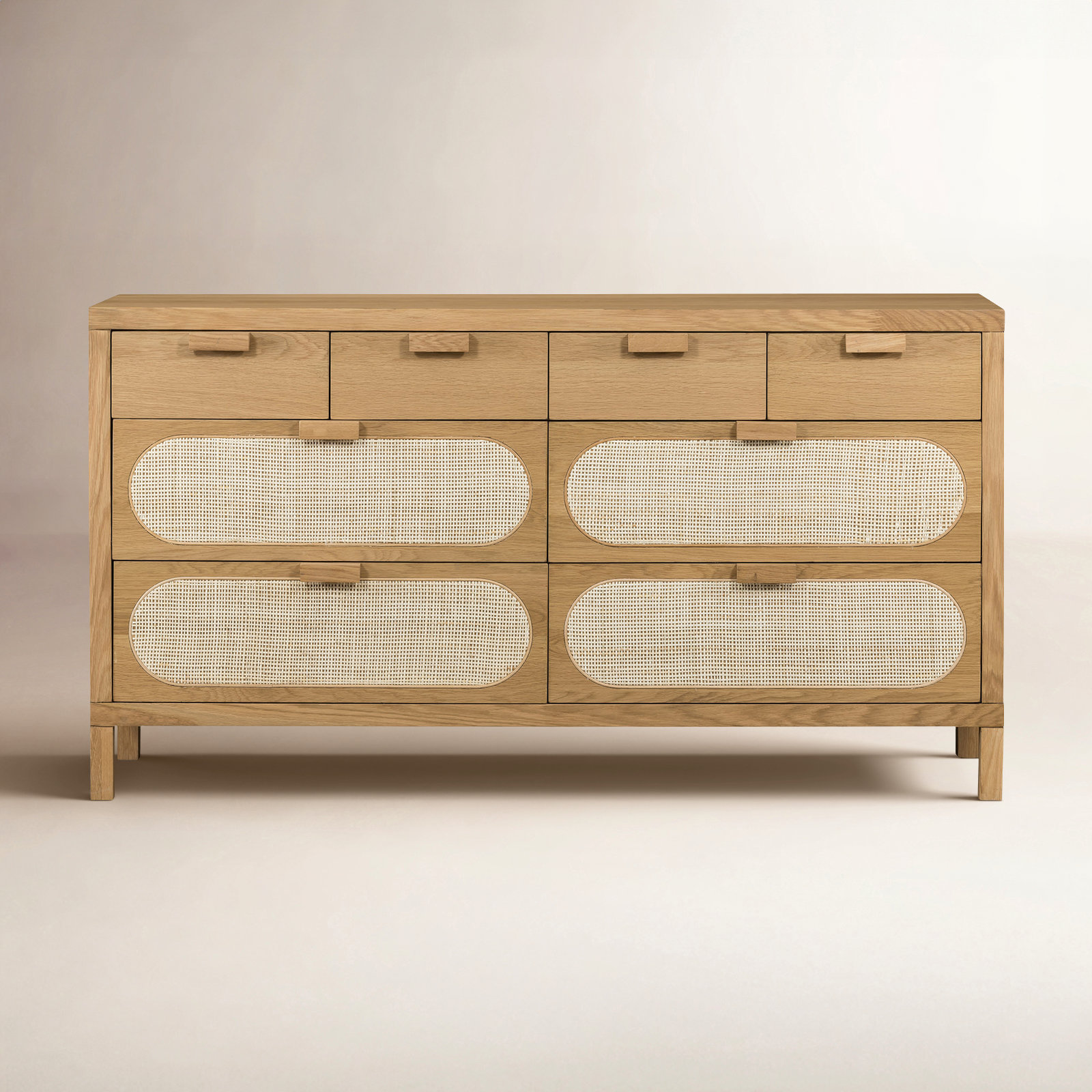 Macneil 61" Oak Double Dresser