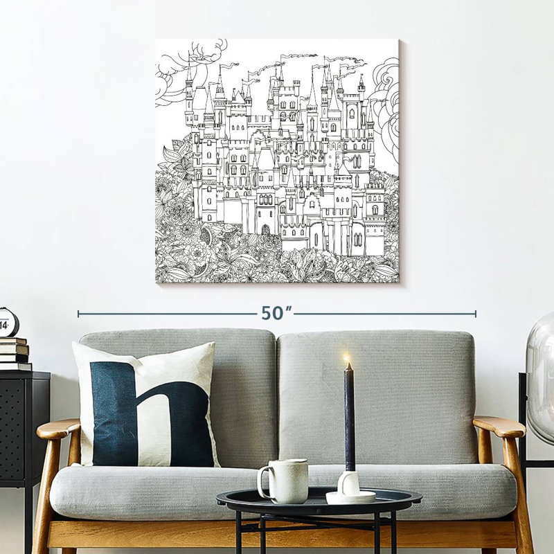 Château floral Ashelle, H 30 po x l 30 po