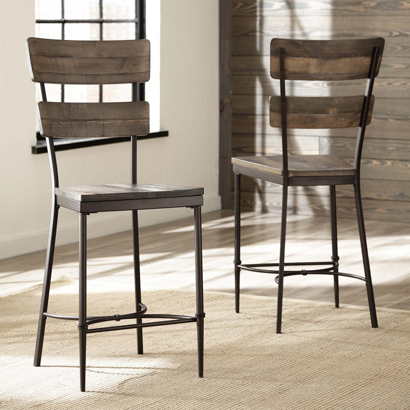 Birdsall Counter Stool with Metal Frame