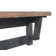 Eylon 42" Wide Rustic Industrial Solid Wood Wall Mounted Coat Rack With 5 Hooks And A Shelf