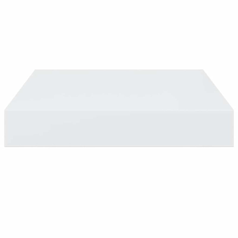 Tablette murale Tablette flottante à fixation murale pour cadre photo, Blanc, H 1,5 po x l 9,3 po x P 9,1 po