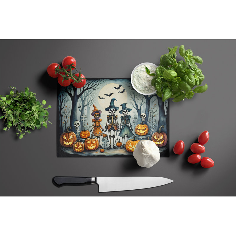 Grande planche à découper Calacas Skeletons Spooky Halloween