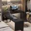 Bureau rectangulaire en bois massif noir-1022475094-1022475097