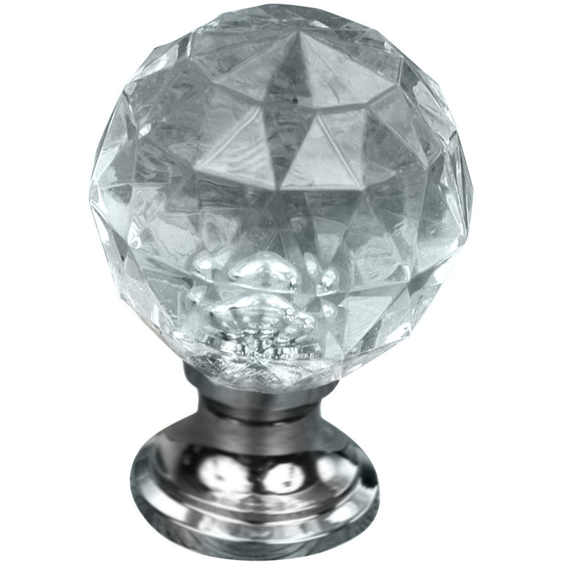 CK Series 1 1/8" Diameter Round Knob, Chrome