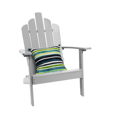 Chaise Adirondack en bois massif Ivania