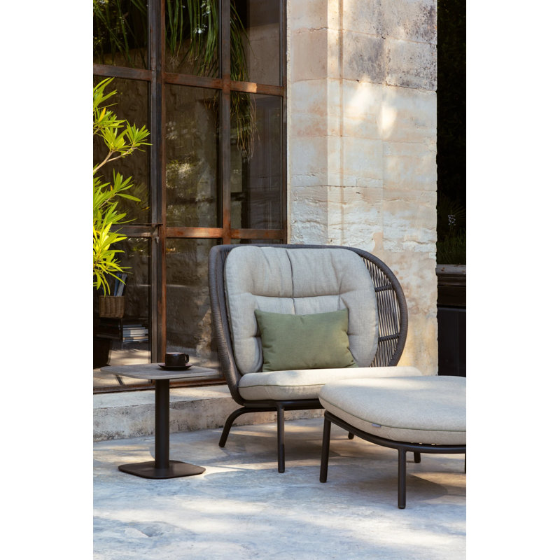 Kodo Outdoor Lounge Chair, Fossil Gray