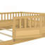 Lit double pour enfant en bois massif Montessori