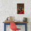 The Red Beret (Dog) by Dan Craig - Wrapped Canvas Print-56676655-112554217