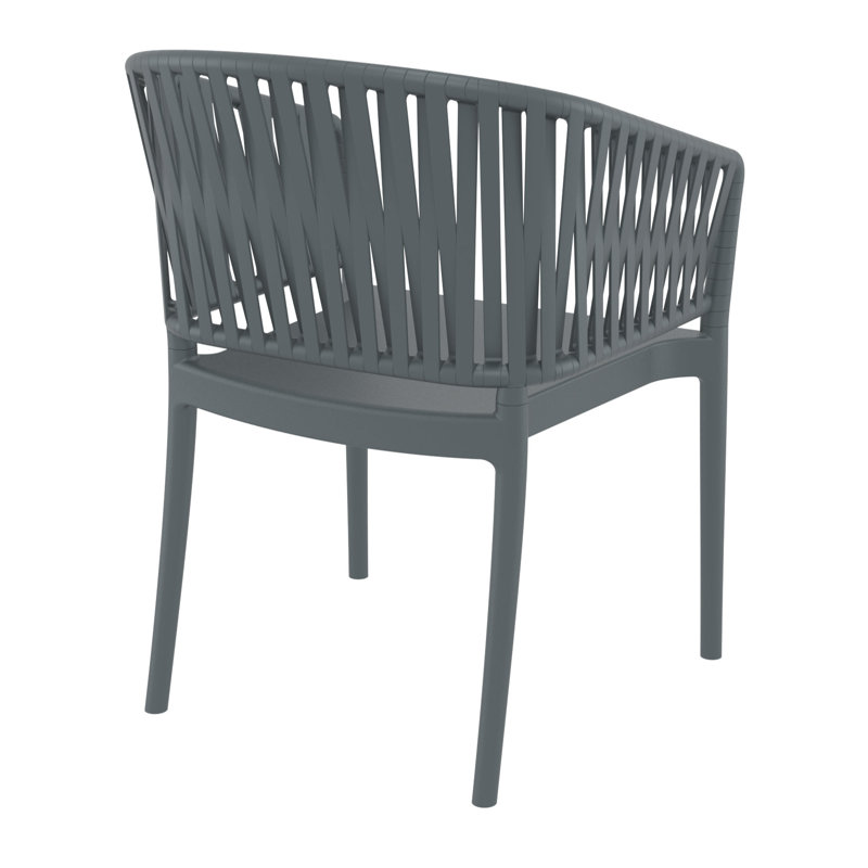 Chaise de salle à manger Newport, Gris foncé