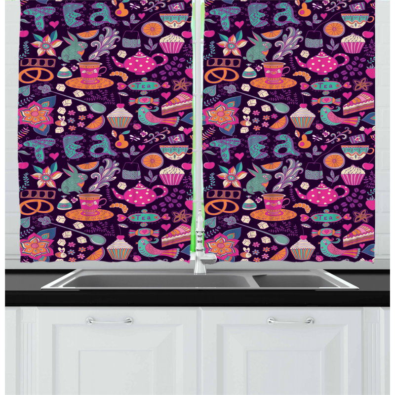 Pointed Kitchen Curtain