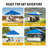 8 Ft. W x 8 Ft. D Instant Pop Up Canopy Tent with One Push Setup-100260431