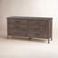 Lennon 6 Drawer Rounded Leg Dresser-1681160905
