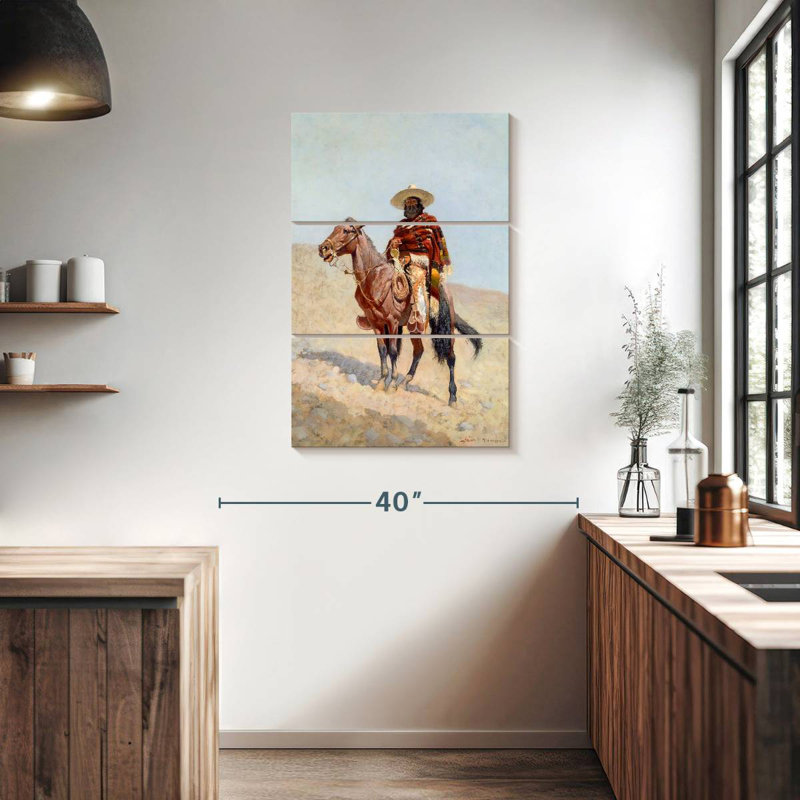Lelar A Mexican Vaquero 1890, 38" H x 24" W
