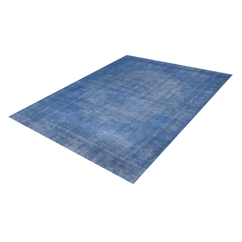 Tapis unique en laine noué à la main 9 pi 6 po x 12 pi 9 po New Age Drumanduff