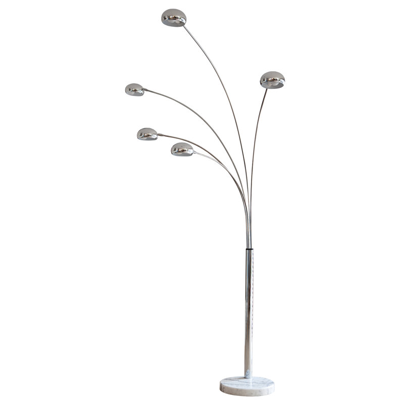 Aliya 205cm Novelty Floor Lamp, Chrome