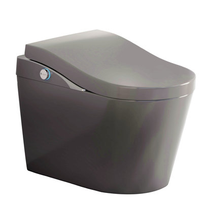 Tankless Modern Smart Toilet With Bidet, Auto Flush, Auto Open/Close, Heated Seat, Warm Water and Dry, Foam Shield Function
